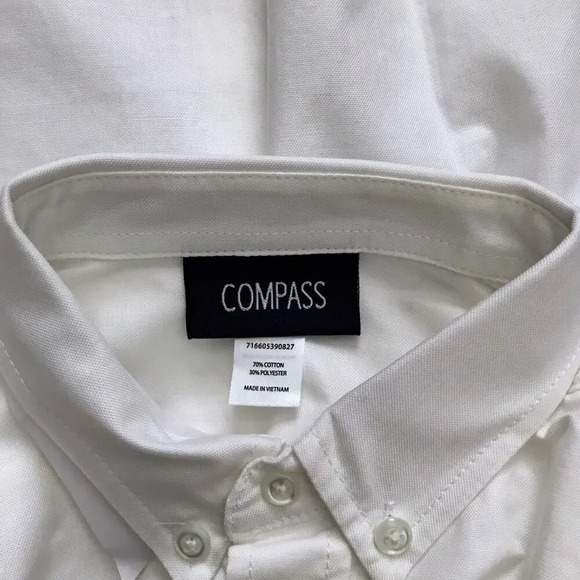 Compass NWOT Button Down School Uniform Unisex Kids Various - Picture 5 of 7